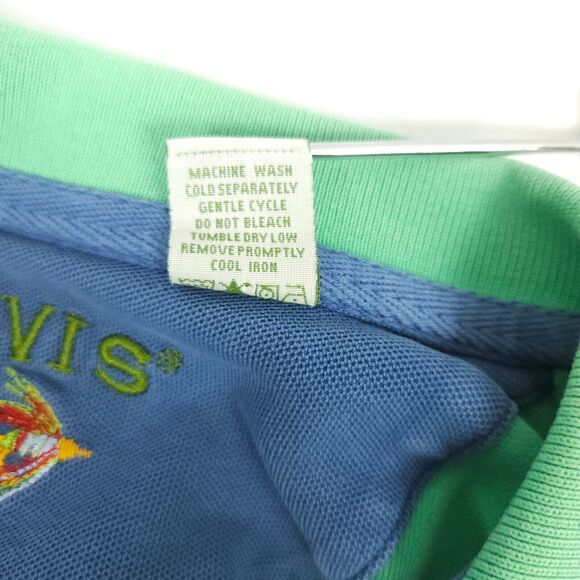 ORVIS Mens Large Green Short Sleeve Signature Style Fly Fishing Golf Polo Shirt - Picture 6 of 9